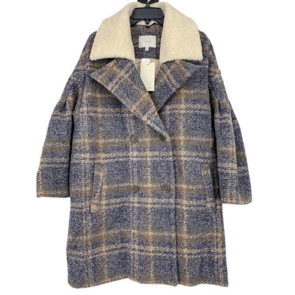 Joie Angalica Midnight Color Wool Blend Coat Med. - Picture 12 of 13